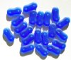 20 4x16mm Two Hole Spacer - Matte Sapphire